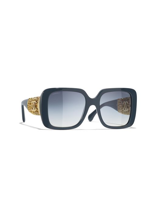 Chanel Black Sunglass Ch5532 Square Sunglasses Ch5532