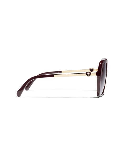 Chanel Black Sunglass Square Sunglasses Ch5521