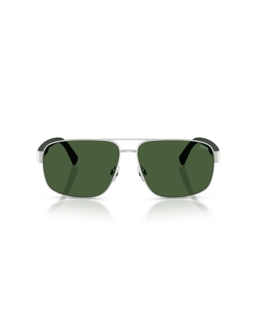Polo Ralph Lauren Green Sunglass Ph3165 for men