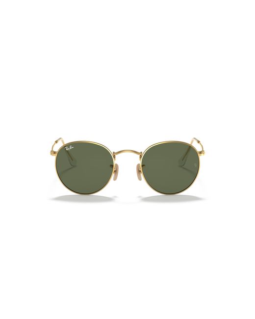 Ray-Ban Black Sunglass Rb3447n Round Flat Lenses for men