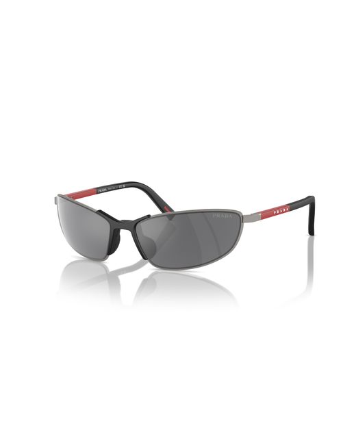 Prada Linea Rossa Black Sunglass Ps 01us Active for men
