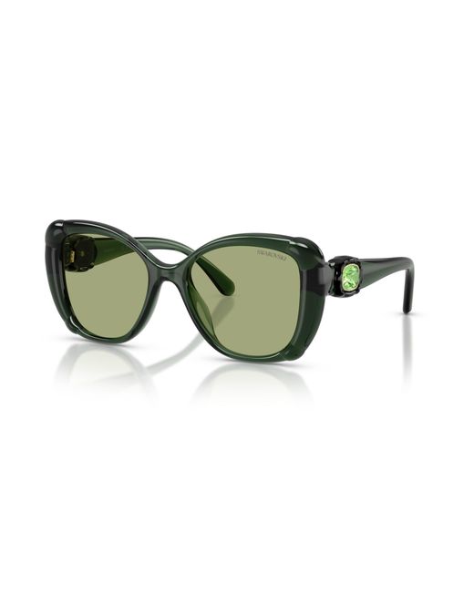 Swarovski Green Sunglass Sk6051u