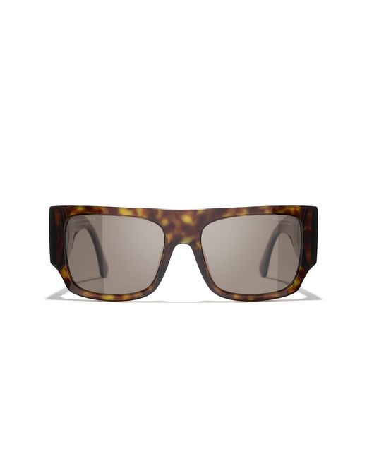 Chanel Black Sunglass Square Sunglasses Ch5549