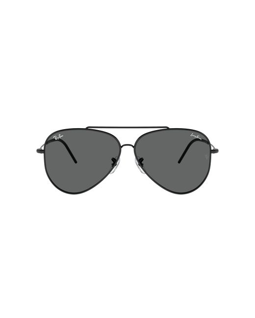 Ray-Ban Black Rbr0101s Aviator Reverse Sunglasses