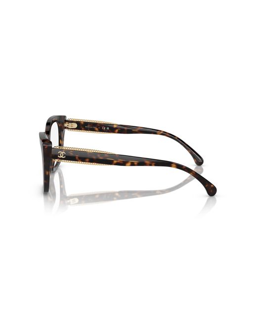 Chanel Black Sunglass Cat Eye Eyeglasses Ch3460a