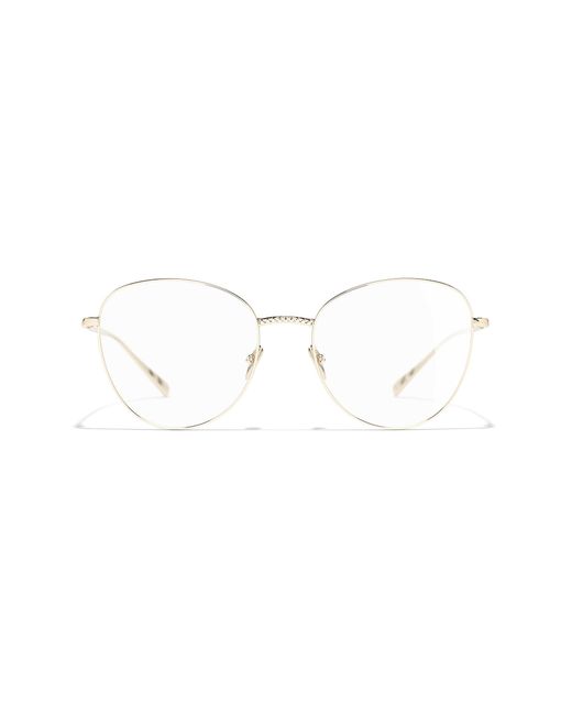 Chanel Black Sunglass Round Eyeglasses Ch2192