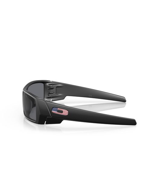 Oakley Black Sunglass Standard Issue Gascan® Usa Flag Collection for men