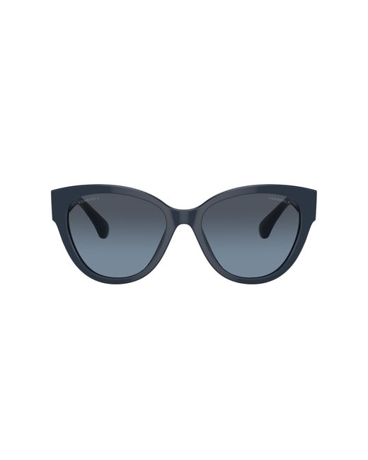 Chanel Black Sunglass Butterfly Sunglasses Ch5477