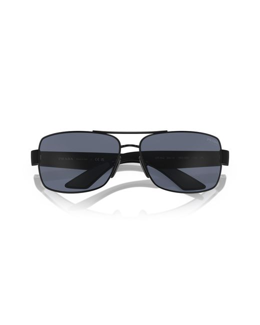 Prada Linea Rossa Black Sunglass Ps 01us Active for men