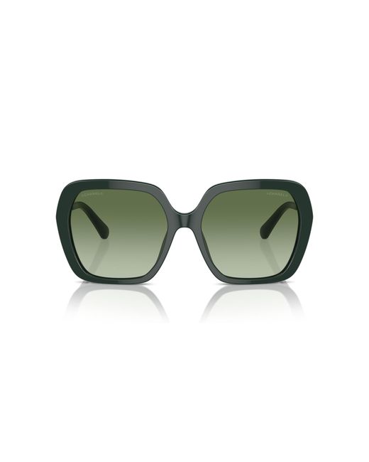 Chanel Green Sunglass Square Sunglasses Ch5521a