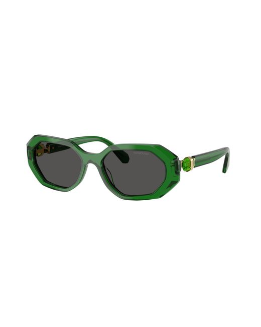 Swarovski Green Sunglass Sk6028