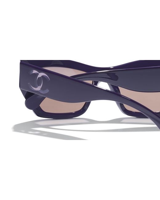 Chanel Black Sunglass Cat Eye Sunglasses Ch5527