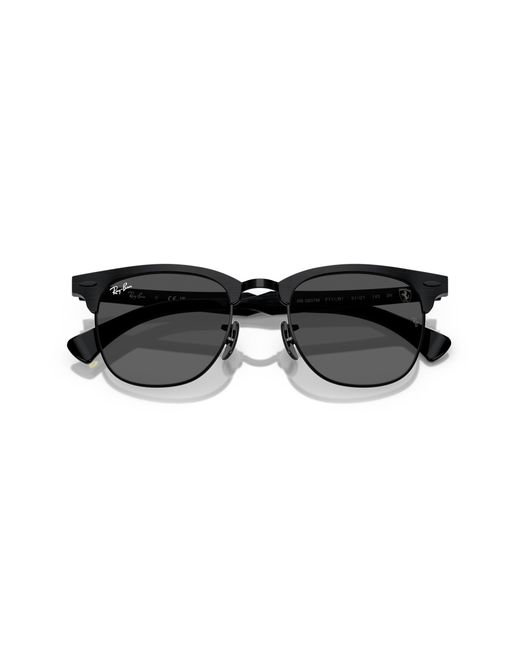 Ray-Ban Black Rb3807m Scuderia Ferrari Collection Sunglasses Frame Grey Lenses