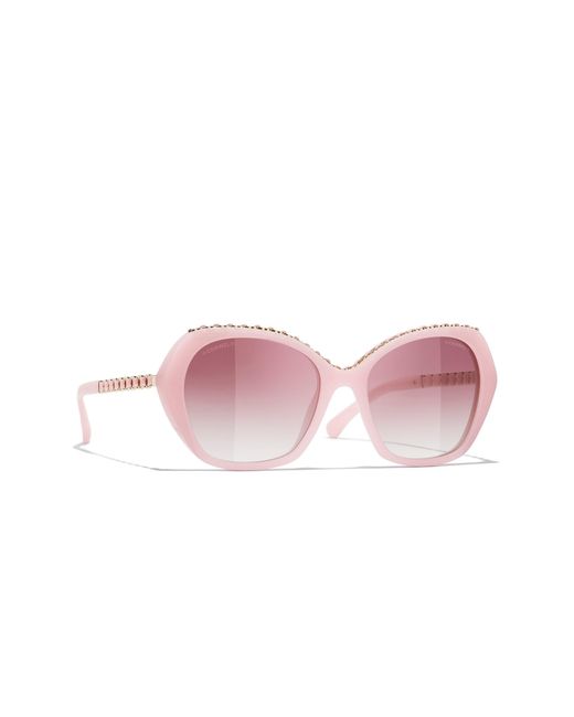 Chanel Black Sunglass Butterfly Sunglasses Ch5547q
