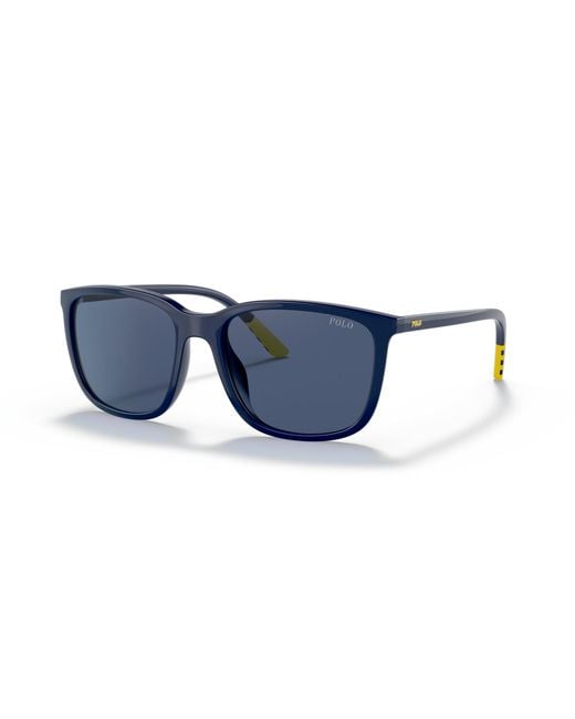 Polo Ralph Lauren Black Sunglass Ph4185u for men