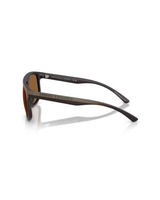 ARMANI EXCHANGE Black Sunglass Ax4161su for men
