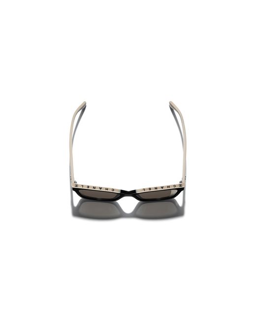 Chanel Black Sunglass Square Sunglasses Ch5417