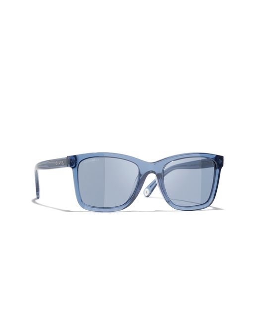 Chanel Black Sunglass Rectangle Sunglasses Ch5551u