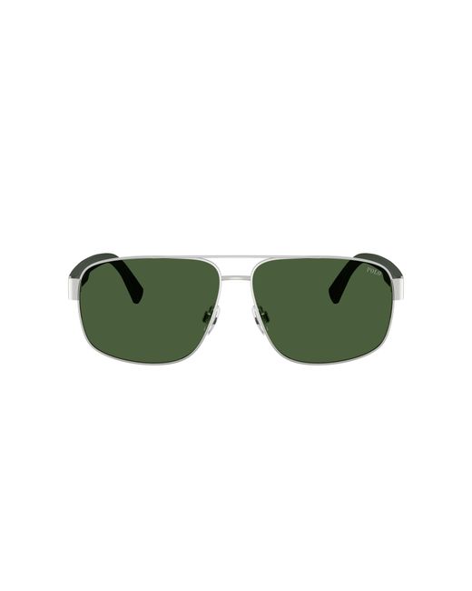 Polo Ralph Lauren Green Sunglass Ph3165 for men