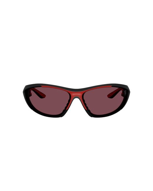 Scuderia Ferrari Black Sunglasses Fz6029U for men