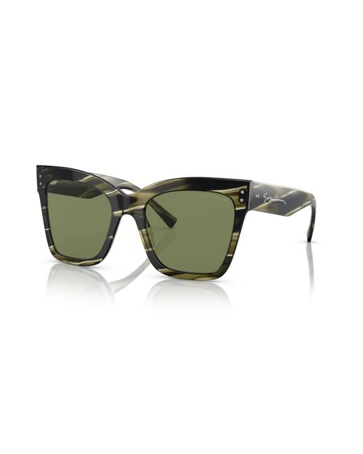 Giorgio Armani Green Sunglass Ar8175