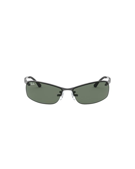 Ray-Ban Black Rb3183 Rectangular Sunglasses for men