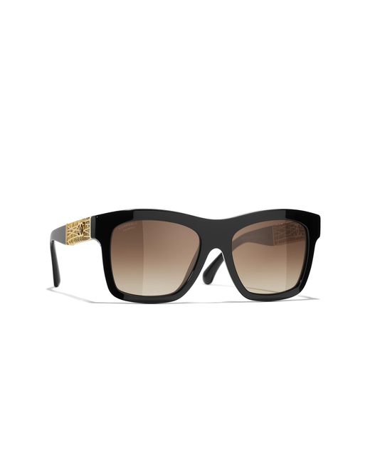 Chanel Black Sunglass Ch5533 Square Sunglasses Ch5533