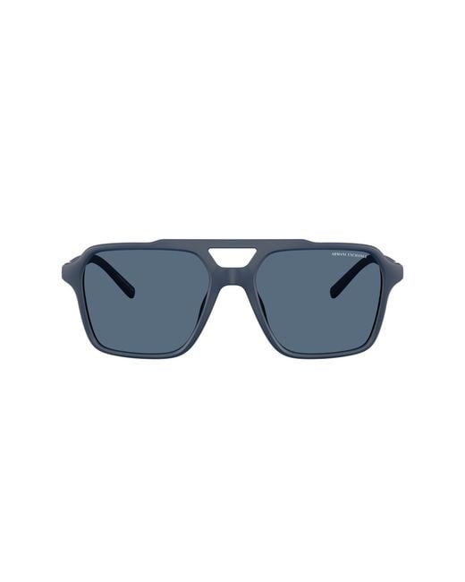 ARMANI EXCHANGE Black Sunglass Ax4166su for men