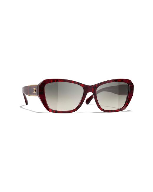 Chanel Black Sunglass Butterfly Sunglasses Ch5516