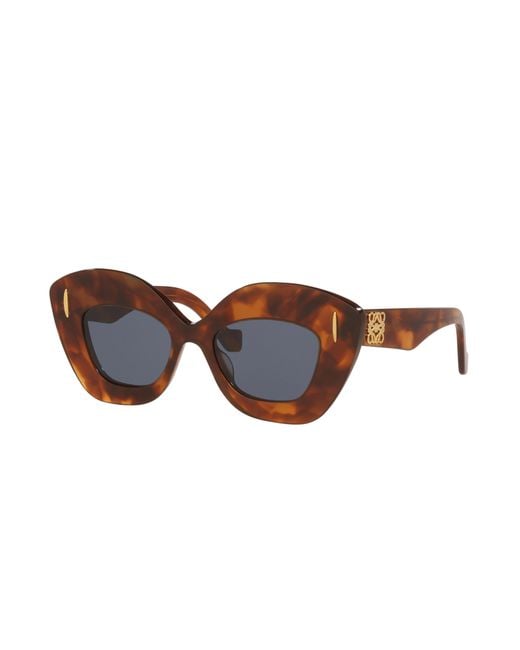Loewe Black Sunglass Anagram Lw40127i