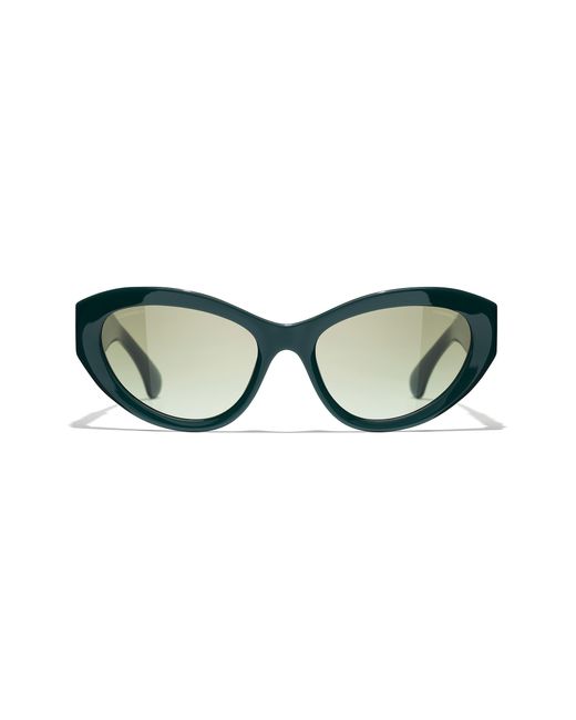Chanel Black Sunglass Cat Eye Sunglasses Ch5513