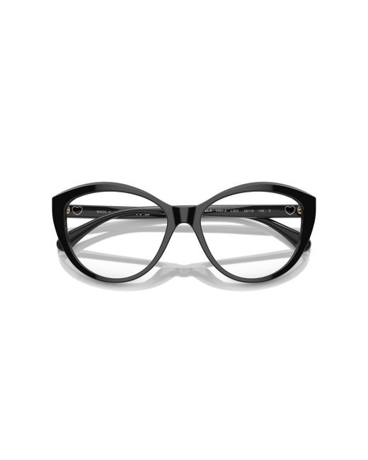 Chanel Black Sunglass Cat Eye Eyeglasses Ch3464a