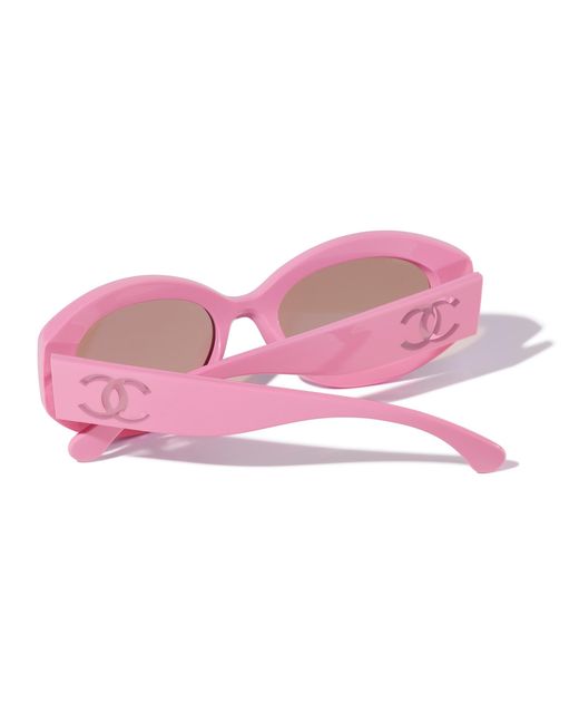 Chanel Black Sunglass Oval Sunglasses Ch5528