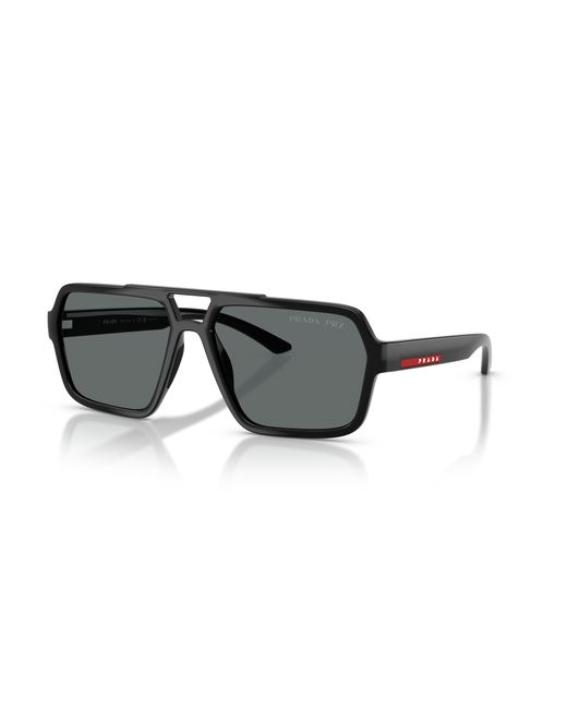 Prada Linea Rossa Black Sunglass Ps 01xs for men