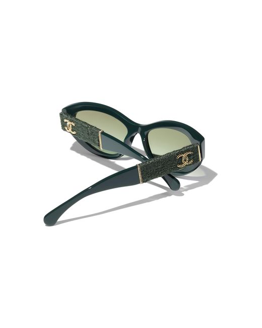 Chanel Black Sunglass Cat Eye Sunglasses Ch5513