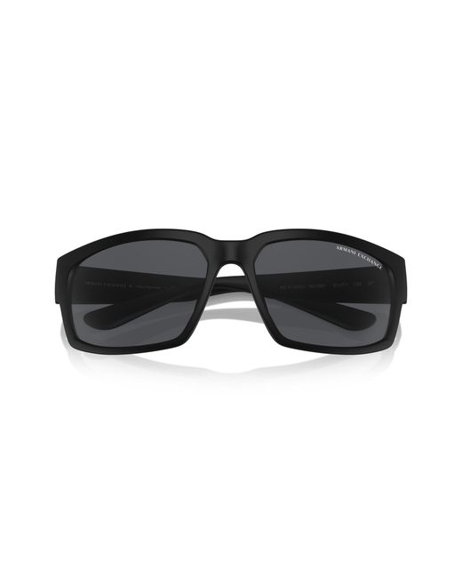 ARMANI EXCHANGE Black Sunglass Ax4142su for men