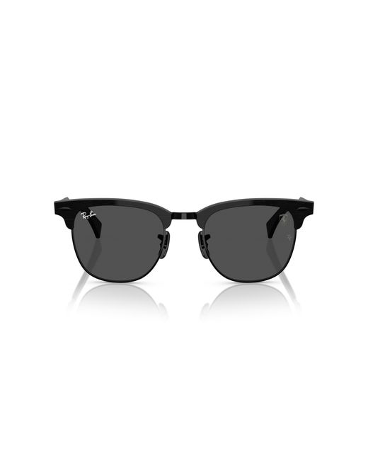 Ray-Ban Black Rb3807m Scuderia Ferrari Collection Sunglasses Frame Grey Lenses
