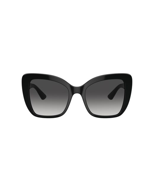 Dolce & Gabbana Black Sonnenbrille Mit Cat-eye-rahmen Aus Azetat