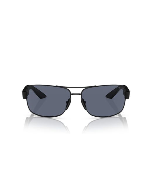 Prada Linea Rossa Black Sunglass Ps 01us Active for men