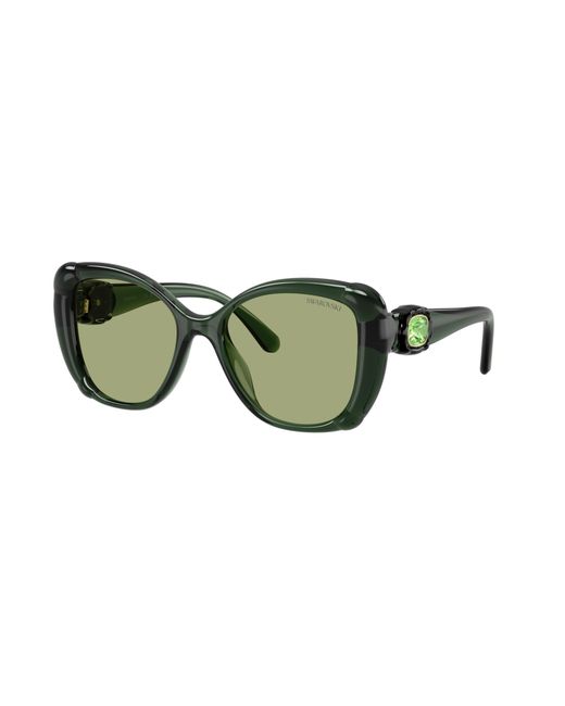 Swarovski Green Sunglass Sk6051u