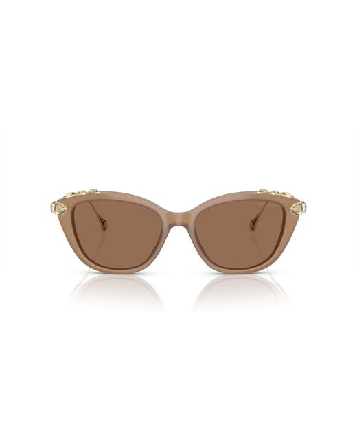 Swarovski Black Sk6010f Low Bridge Fit Sunglasses