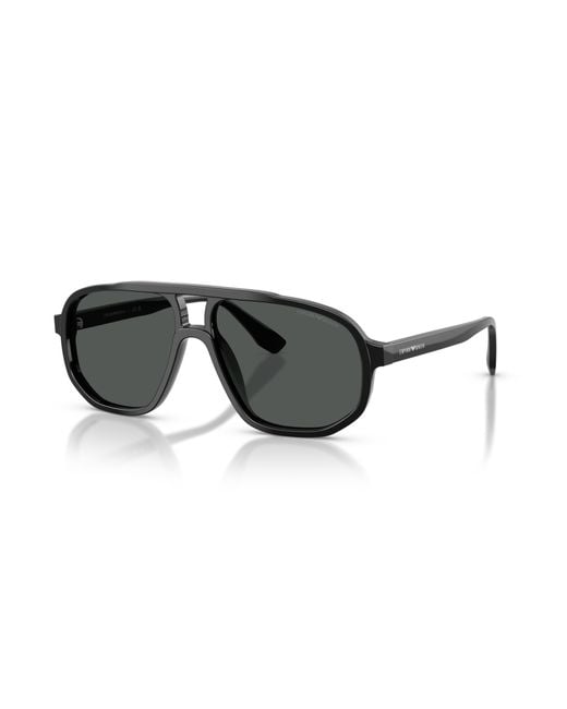 Emporio Armani Black Sunglass Ea4263u for men