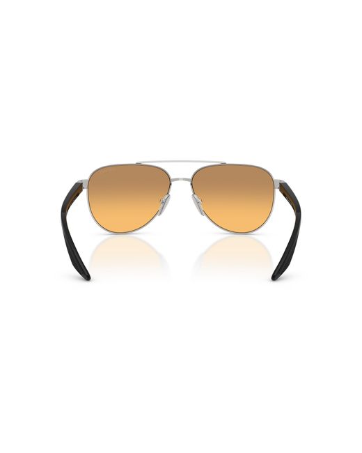 Prada Linea Rossa Black Sunglass Ps 55ys for men