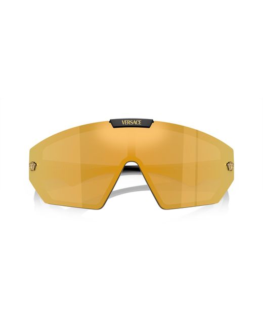 Versace Black Ve4461 Irregular-Frame Acetate Sunglasses