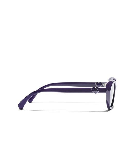 Chanel Black Sunglass Cat Eye Eyeglasses Ch3466