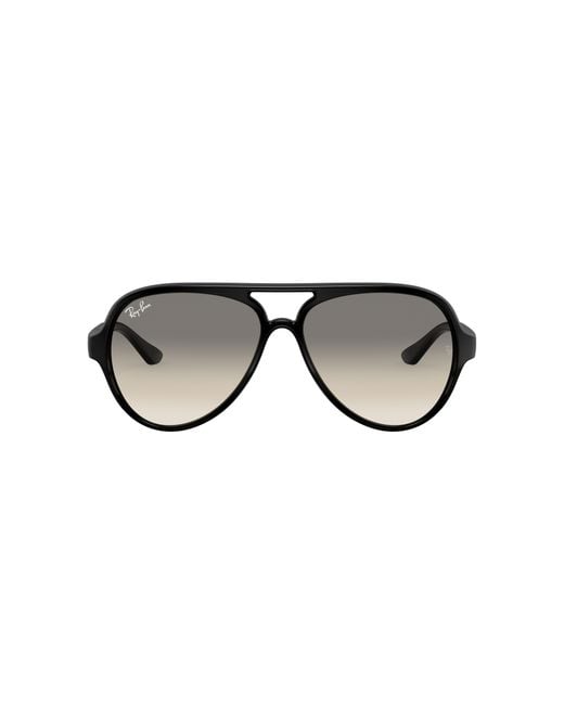 Ray-Ban Black Rb4125 Cats 5000 Aviator Sunglasses for men