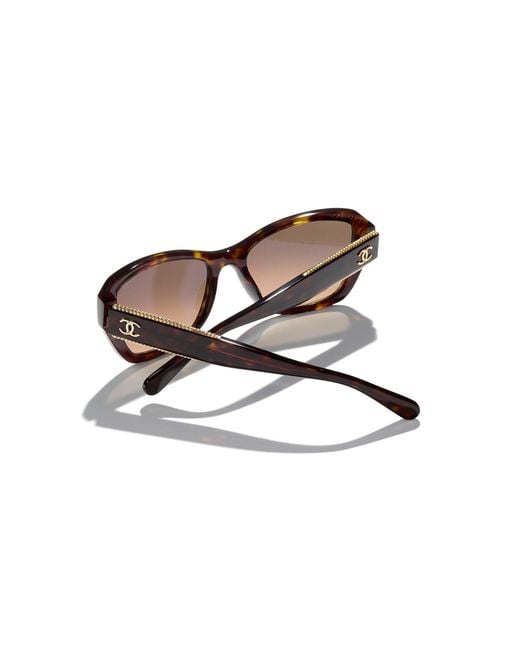 Chanel Black Sunglass Butterfly Sunglasses Ch5516