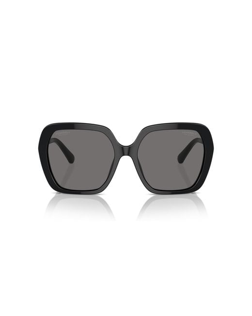 Chanel Black Sunglass Square Sunglasses Ch5521a