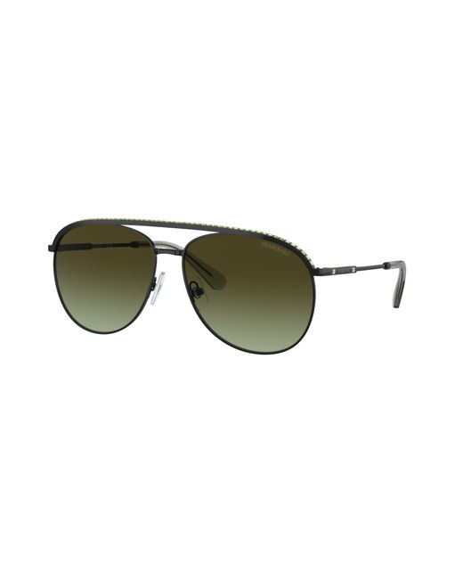 Swarovski Green Sunglasses Sk7005