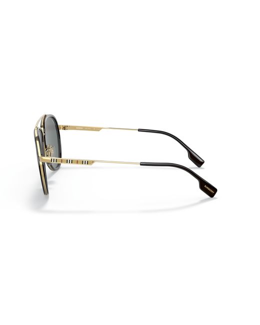 Burberry Black Sunglass Be3125 Oliver for men